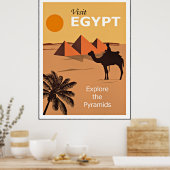Poster Égypte, explorez les Pyramides, (Cuisine)