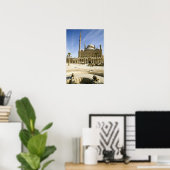 Poster Egypte, Le Caire. L'imposante mosquée Mohammed Ali (Bureau à domicile)