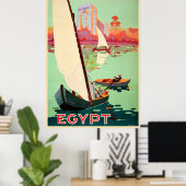 Poster Égypte Le Nil (Bureau à domicile)