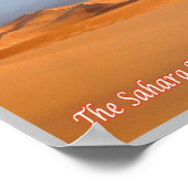 Poster Égypte - mer Rouge - désert du Sahara - (Coin)