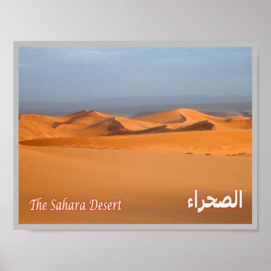 Poster Égypte - mer Rouge - désert du Sahara - (Devant)