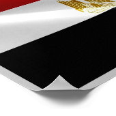 Poster Égypte - Mer Rouge - Drapeau (Coin)
