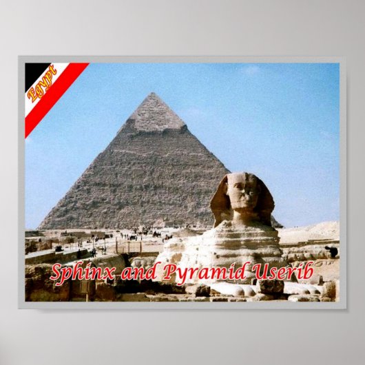 Poster Égypte - Mer Rouge - Le Grand Sphinx - (Devant)