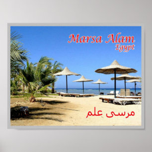 Poster Égypte - Mer Rouge - Marsa Alam -