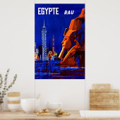 Poster Égypte ~ Pharaon Ramses (Cuisine)