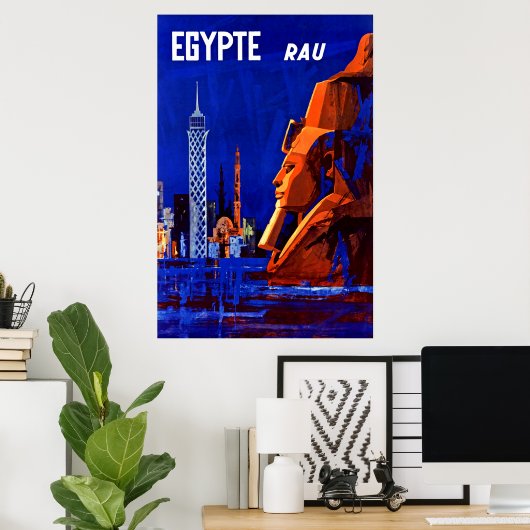 Poster Égypte ~ Pharaon Ramses (Bureau à domicile)