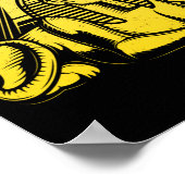 Poster Égypte Pyramides Histoire Égypte Sphinx (Coin)