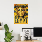 Poster Égypte - Toutankhamon (Bureau à domicile)