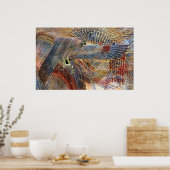 Poster Egyptian Falcon Print (Cuisine)