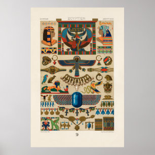Poster Egyptian Pattern 2