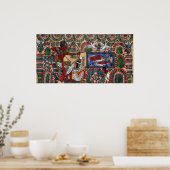 Poster égyptien Archer Papyrus (Cuisine)