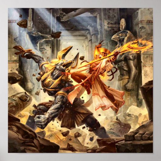 Poster Egyptische goden (Voorkant)