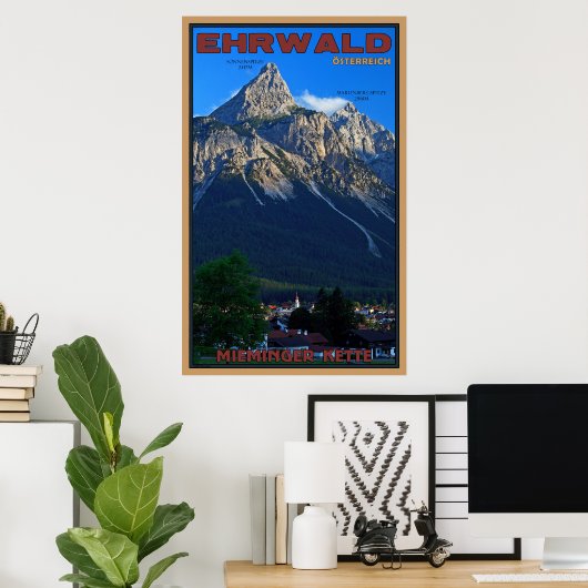 Poster Ehrwald, Autriche (Bureau à domicile)