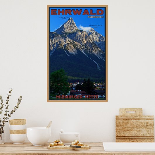 Poster Ehrwald, Autriche (Cuisine)