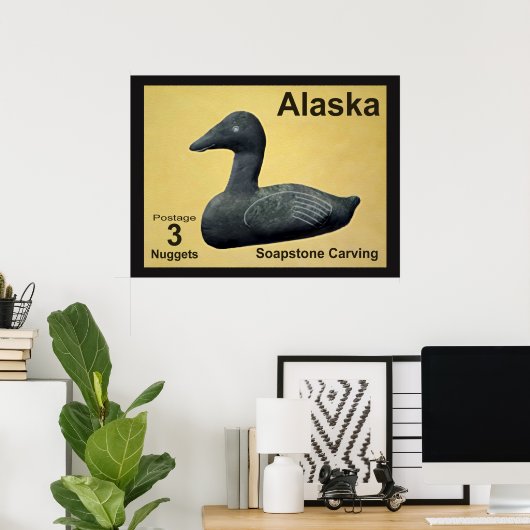 Poster Eider à soja (Bureau à domicile)