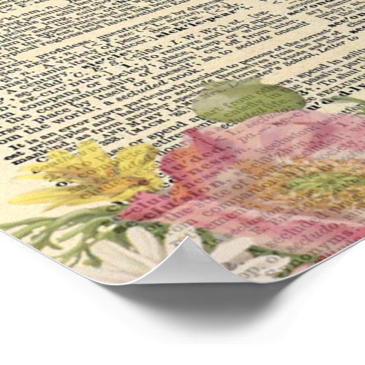 Poster Eifel Tower Dictionary (Hoek)