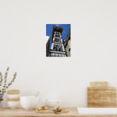 Poster Eiffel - Ascenseur Père Noël Justa/Elvador (Cuisine)