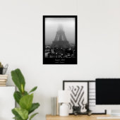 Poster eiffel brun (Bureau à domicile)