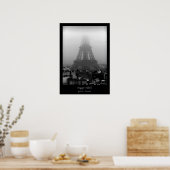 Poster eiffel brun (Cuisine)
