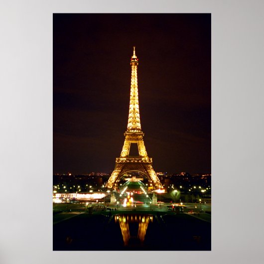 Poster Eiffel Tower in Color (Devant)