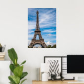 Poster eiffel tower in paris, the city of love (Bureau à domicile)