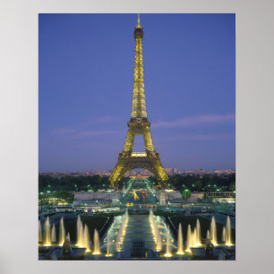 Poster Eiffel Tower, Paris, France 2