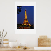 Poster Eiffeltoren (Keuken)