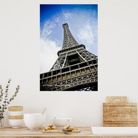 Poster Eiffeltoren (Keuken)
