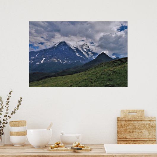 Poster Eiger et Monch (Cuisine)