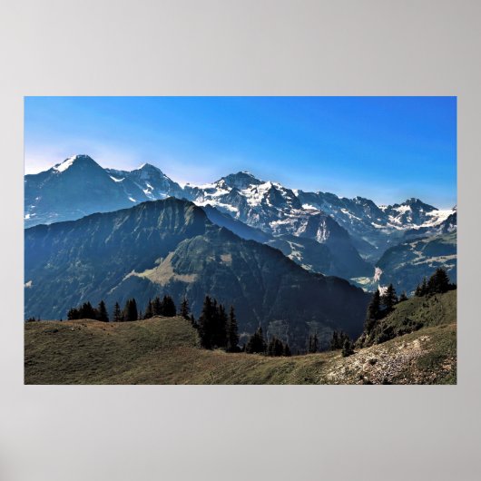 Poster Eiger, Monch, Jungfrau (Devant)