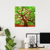 Poster eikenboom (Thuiskantoor)