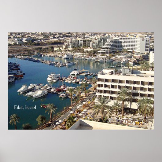 Poster Eilat, Israël (Devant)