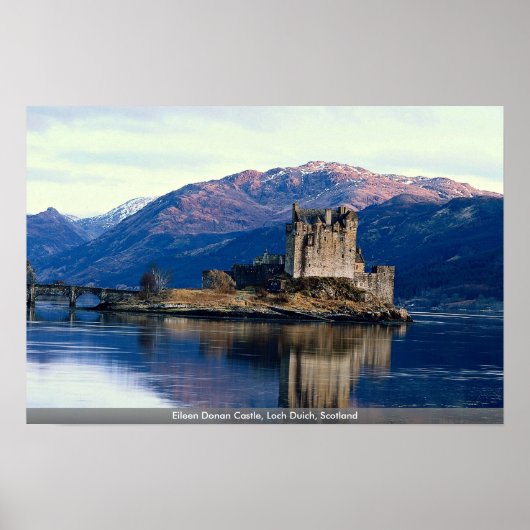 Poster Eileen Donan Castle, Loch Duich, Écosse (Devant)