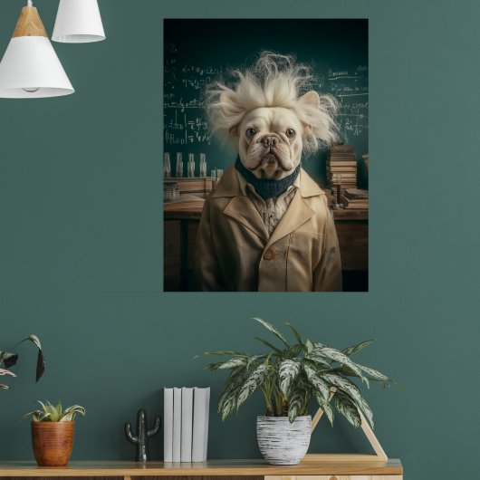Poster Einstein Pup in Lab Coat (Salon 1)