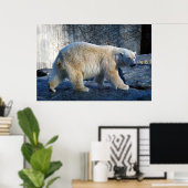 Poster Eisbaer (Bureau à domicile)