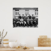 Poster Eisenhower, Patton, Bradley et al. (Cuisine)