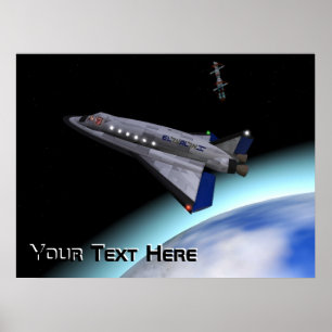 Poster El Al Space Shuttle