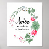 Poster El amor es paciente Póster (Devant)