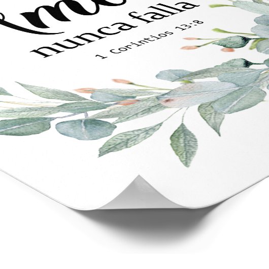 POSTER EL AMOR NUNCA FALLA (Coin)