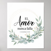 POSTER EL AMOR NUNCA FALLA (Devant)