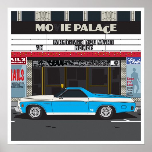 Poster El Camino, 19 po x 19 po (Devant)