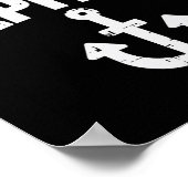 Poster El Capitan Anchor Boat Owner Captain Yacht Ship Cr (Coin)