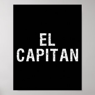 Poster El Capitan Capitaine Du Navire T Shirt