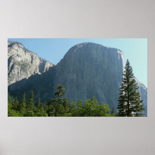 Poster El Capitan du parc national de Yosemite (Devant)