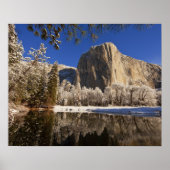 Poster El Capitan réfléchit dans la rivière Merced à (Devant)
