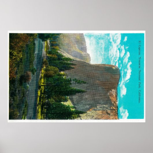Poster El Capitan, Yosemite ValleyYosemite, CA (Devant)