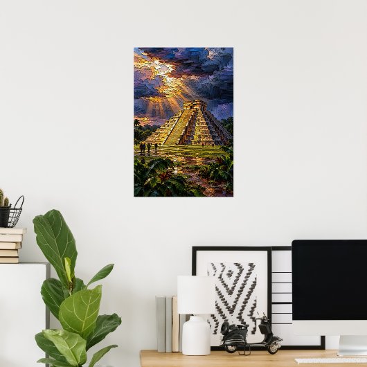 Poster El Castillo avant la tempête (Bureau à domicile)