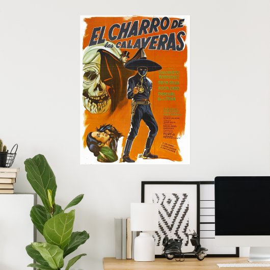 Poster El Charro De Las Calaveras (Bureau à domicile)