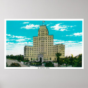 Poster El Cortez Hotel in San Diego, CASan Diego, CA