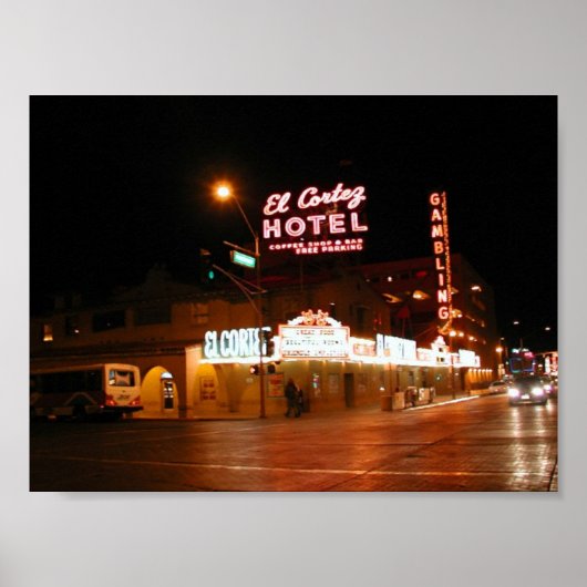 Poster El Cortez Las Vegas (Devant)